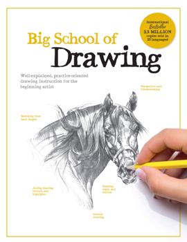 Paperback Big School of Drawing: Well-Explained, Practice-Oriented Drawing Instruction for the Beginning Artist Book