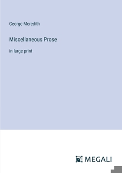 Paperback Miscellaneous Prose: in large print Book