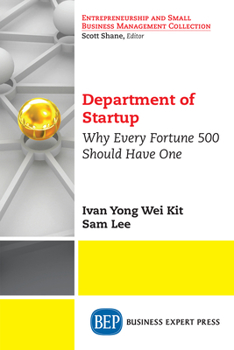 Paperback Department of Startup: Why Every Fortune 500 Should Have One Book