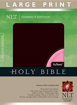 Imitation Leather Large Print Bible-NLT-Compact [Large Print] Book