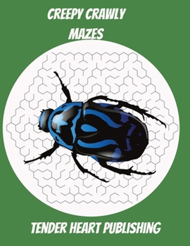 Paperback Creepy Crawly Maze Book: Bugs, spiders, and other fun critters Book