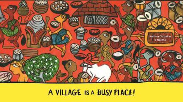 Paperback A Village Is a Busy Place! Book
