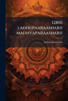 Paperback 12810 ladhupaaraasharii madhyaparaasharii [Sanskrit] Book