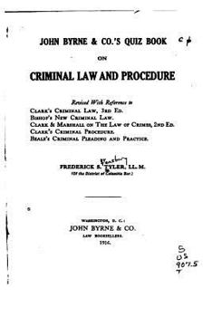 Paperback John Byrne and Co.'s Quiz Book on Criminal Law and Procedure Book