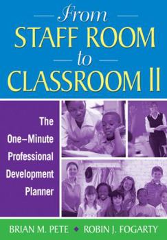 Paperback From Staff Room to Classroom II: The One-Minute Professional Development Planner Book