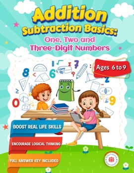 Paperback Addition Subtraction Basics: One two and Three digit practice Book