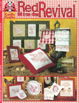 Paperback Red Revival: 66 Iron Ons (Design Originals Can Do Crafts) Book