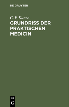 Hardcover Grundriss Der Praktischen Medicin [German] Book