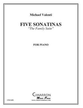 Paperback Five Sonatinas for Piano: The Family Suite Book