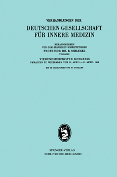 Paperback 74. Kongreß: Wiesbaden, 22. Bis 25. April 1968 [German] Book