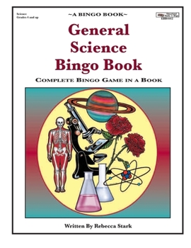 Paperback General Science Bingo Book: Complete Bingo Game In A Book