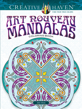 Paperback Creative Haven Art Nouveau Mandalas Coloring Book