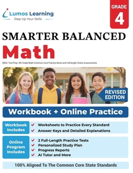 Paperback SBAC Test Prep: Smarter Balanced Study Guide With Performance Task (PT) and Computer Adaptive Testing (CAT) Book