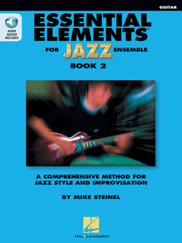 Paperback Essential Elements for Jazz Ensemble Book 2 - Guitar Book