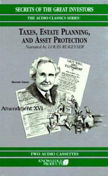 Audio Cassette Taxes, Estate Planning and Asset Protection Book