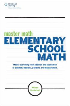 Paperback Master Math: Elementary School Math Book