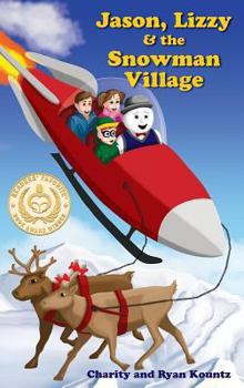 Hardcover Jason, Lizzy & the Snowman Village Book