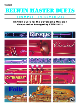 Paperback Belwin Master Duets (Trumpet), Vol 1: Intermediate Book