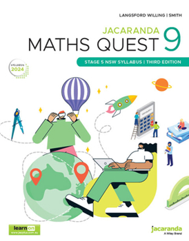 Paperback Jacaranda Maths Quest 9 Stage 5 Nsw Syllabus, 3e Learnon and Print Book