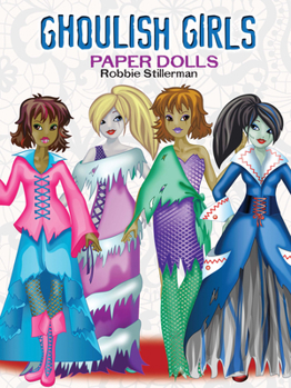 Paperback Ghoulish Girls Paper Dolls Book