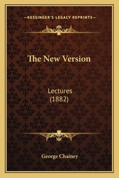 Paperback The New Version: Lectures (1882) Book