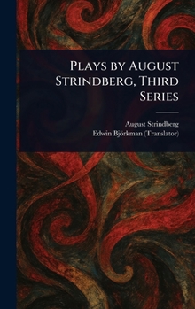 Hardcover Plays by August Strindberg, Third Series Book