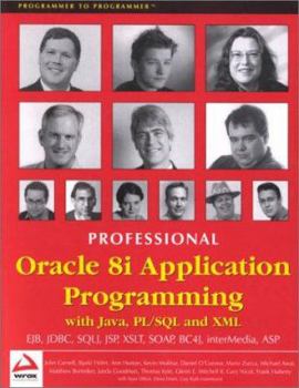 Paperback Professional Oracle 8i Enterprise Application Development Book