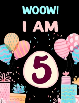 Paperback I am 5: Birthday Journal Happy Birthday 5 Years Old - Journal for kids - 5 Year Old Christmas birthday gift Book