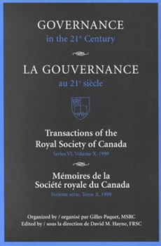 Paperback Governance in the 21st Century / Gouvernance Au 21e Siècle Book