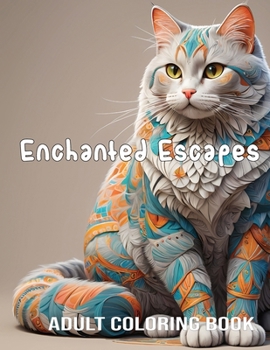 Paperback Enchanted Escapes: A Diverse Journey Through Line Art Book