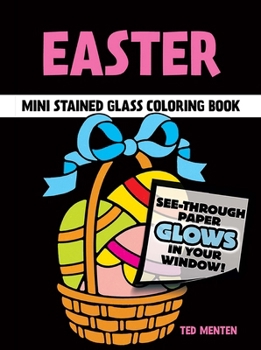 Paperback The Little Easter Stained Glass Coloring Book