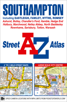 Paperback Southampton A-Z Street Atlas Book