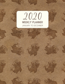 2020 Weekly Planner January to December: Dated Diary With To Do Notes & Inspirational Quotes - Grand Piano (Vintage Music Calendar Planners)