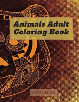 Paperback Animals Adult Coloring Book