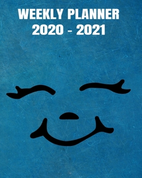 Paperback 2020-2021 Weekly Planner: 2 Year Weekly & Monthly View Organizer & Agenda with To-Do's - Comic Design Book