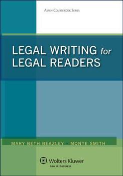 Paperback Legal Writing for Legal Readers Book