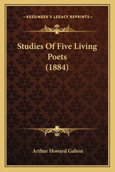 Paperback Studies Of Five Living Poets (1884) Book