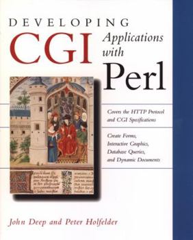 Paperback Developing CGI Applications with Perl Book