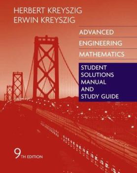Paperback Advanced Engineering Mathematics Student Solutions Manual and Study Guide Book