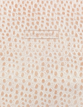 Graph Paper: Executive Style Composition Notebook - Cream Alligator Skin Leather Style, Softcover | 8.5 x 11 - 100 pages (Office Essentials)