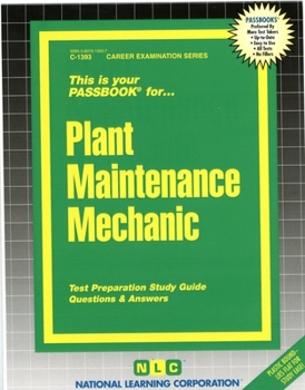 Spiral-bound Plant Maintenance Mechanic Book