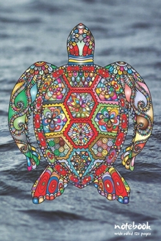 Notebook Wide Ruled 120 Pages: Beautiful Turtle Gift ~ Small Lined Notebook (6" x 9")