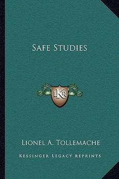 Paperback Safe Studies Book