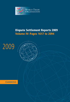 Hardcover Dispute Settlement Reports 2009 Book