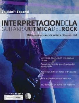 Paperback Interpretación De La Guitarra Rítmica Del Rock [Spanish] Book