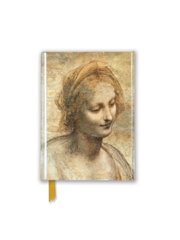 Hardcover Leonardo Da Vinci: Detail of the Head of the Virgin (Foiled Pocket Journal) Book