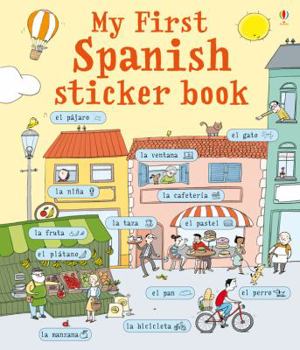 Paperback My First Spanish Sticker Book