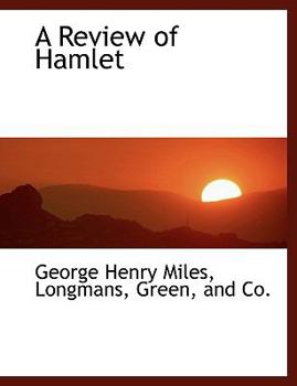 Paperback A Review of Hamlet Book