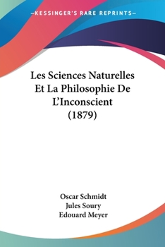 Paperback Les Sciences Naturelles Et La Philosophie De L'Inconscient (1879) Book