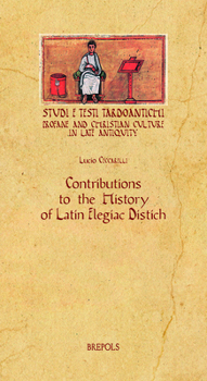 Paperback Contributions to the History of Latin Elegiac Distich Book